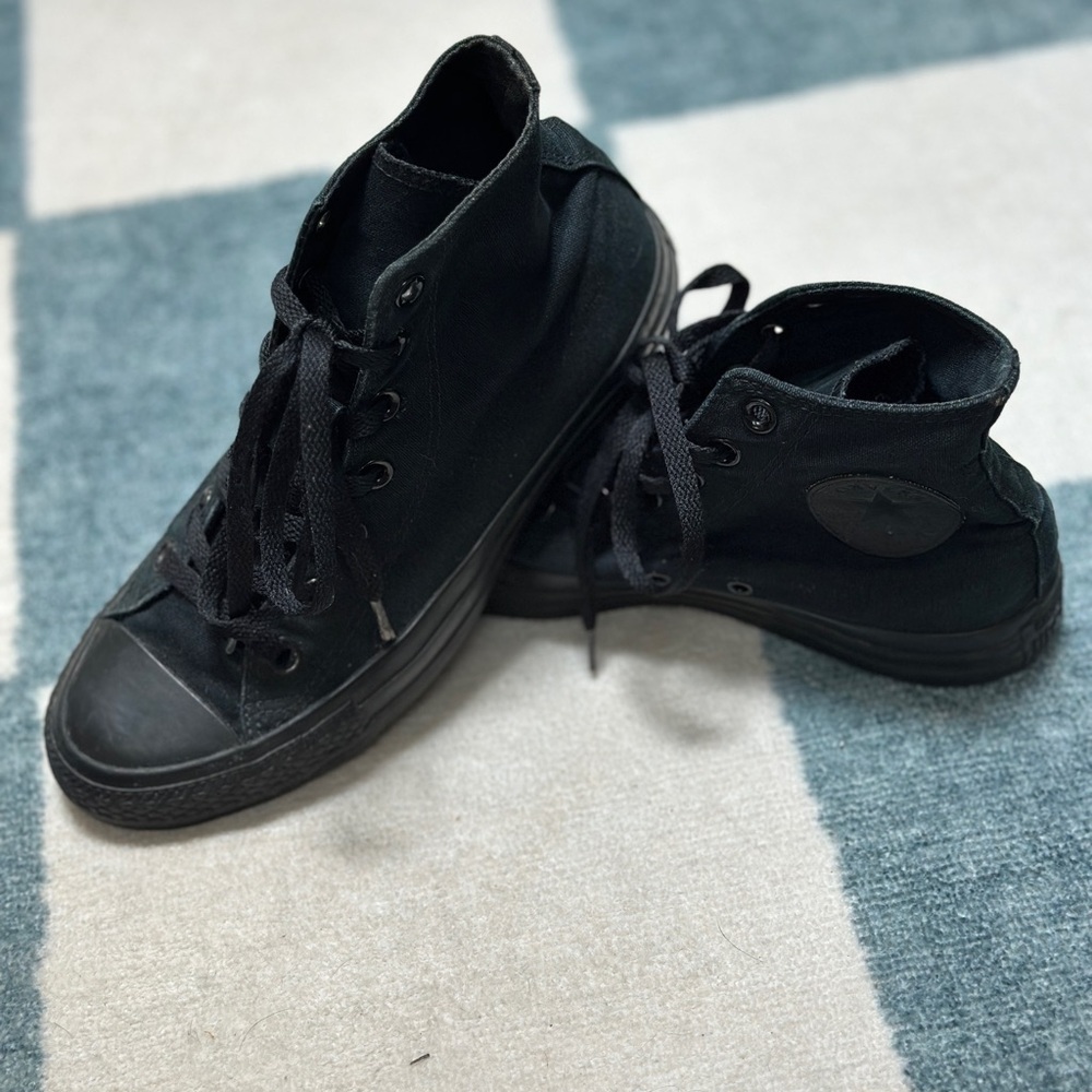 Converse Chuck Taylor All Stars Black on Black High Top